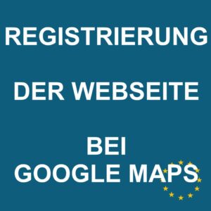 Eintrag der Website bei Google Maps