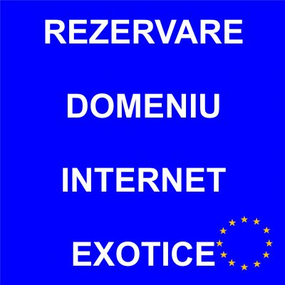 Rezervare domeniu Internet - exotice
