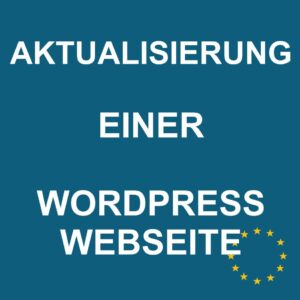 Aktualisierung einer WordPress-Website