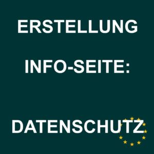 Erstellung einer Datenschutzerklärung